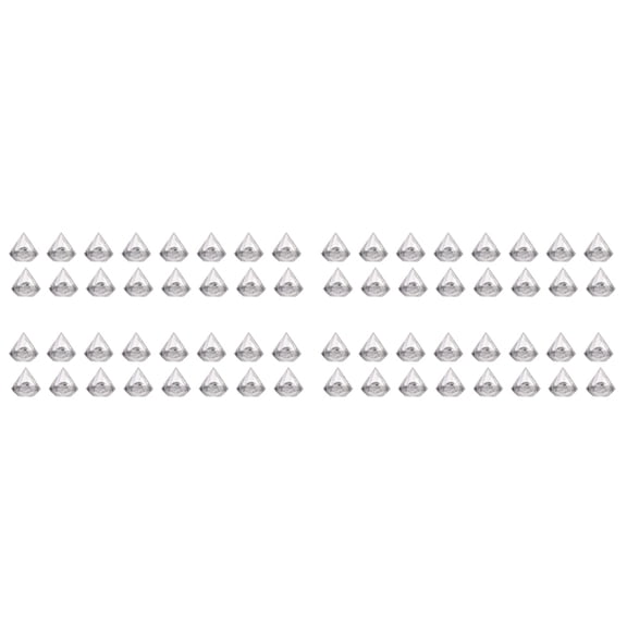 72PCS Transparent  Shape Candy Box Wedding Favor Gift Boxes Party Box Clear Plastic Container Home Decor Gift