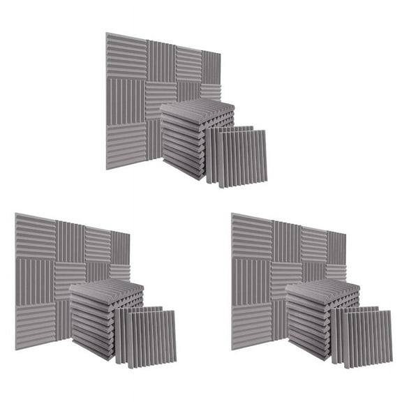 72Pack 1 Inch x 12 Inch X12 Inch Soundproof Foam Panels Sound Absorbing Insulation for Recording Studio, Gaming Room