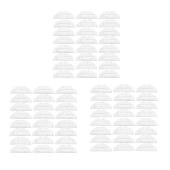 72Pcs Disposable Mop Cloth Replacement for S7 T7S Plus Robotic Vacuum Cleaner Pad Rags Spare Parts Kits,72 x Disposable mop cloth,White
