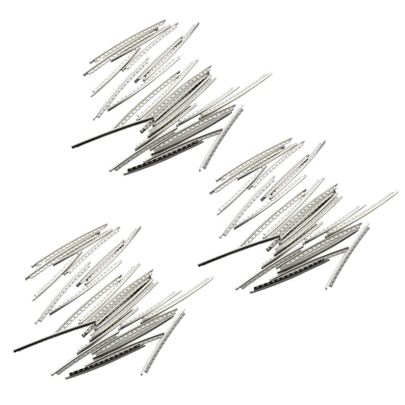 72Pcs Electric Guitar Fret Wire Fretwire Set 2.2mm,72pcs fret wire,Silver