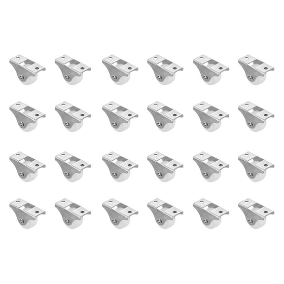 72Pcs Mini Low Profile Caster Wheels for Furniture, Drawers, Cabinets, and Projects - Replacement Rollers
