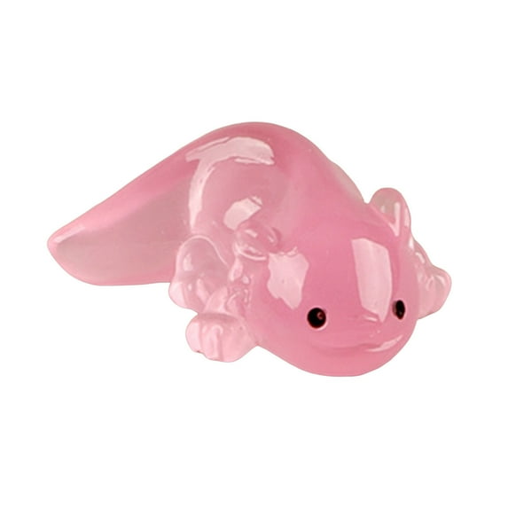 71PCS Mini Resin Axolotl Figurines, 1.2 Inch Cute Axolotl Charm Ornaments for DIY Crafts, Dollhouse Decor, Tank Decoration, Random Color Small Animal Figures, for Pots and Gift Giving