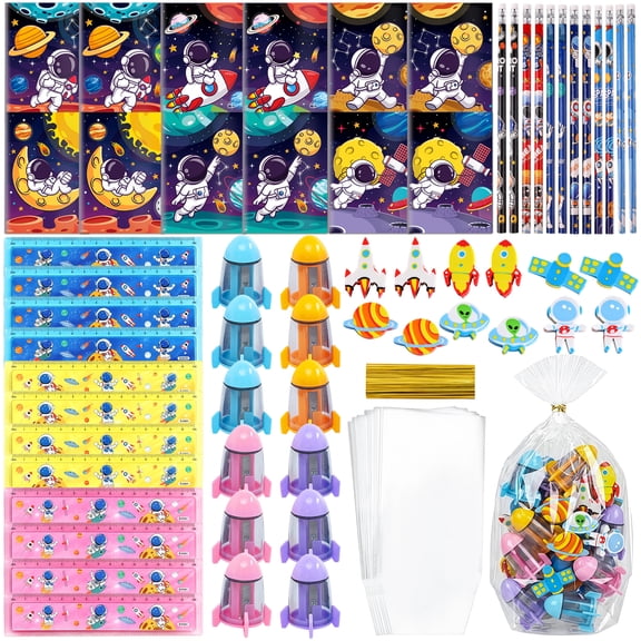 72Pcs Space Party Favors, Outer Space Classroom Prizes, Astronaut Birthday Party Gifts
