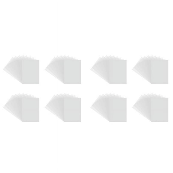 72Pieces Shrink Plastic Sheets, Shrink Dink Sheets, Shrink Film Sheets Blank Paper for DIY Ornaments Craft