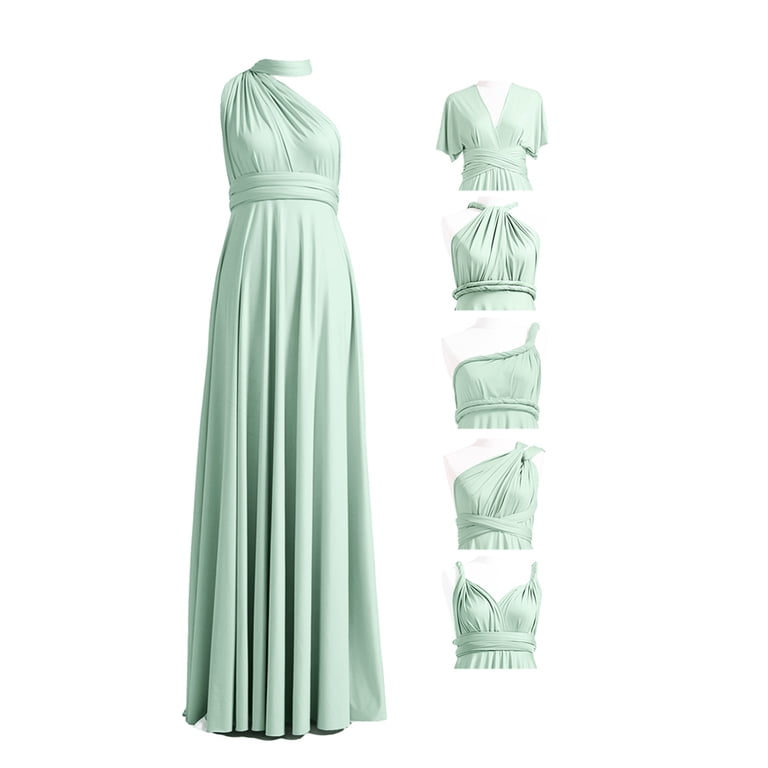 72styles infinity dress women's with bandeau convertible bridesmaid dress Dusty Blue Infinity Dress Multiway Bridesmaid Dress Mutiwrap main image 0