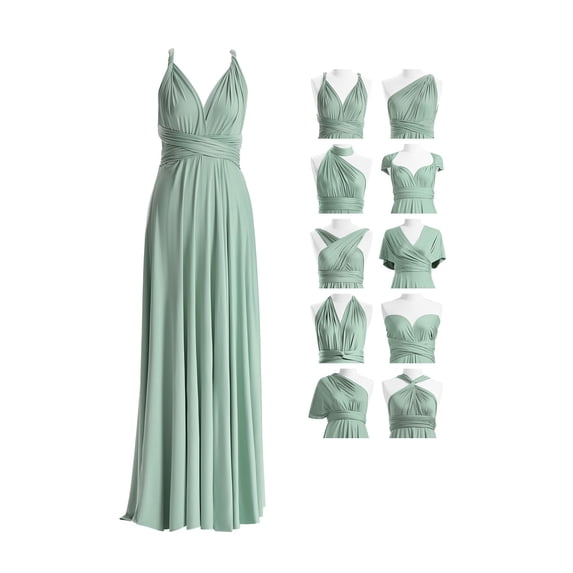 72styles Infinity Dress, Multiway Maxi Bridesmaid with Bandeau, 1pc (Women's Plus)