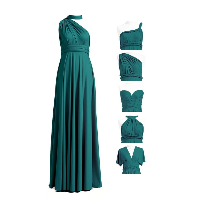 Infinity dress top teal green