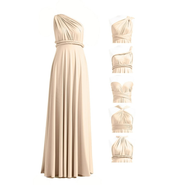 72Styles Womens Infinity Dress with Bandeau, Convertible