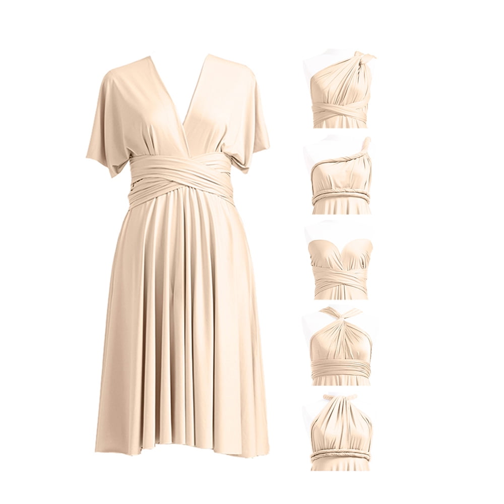 72Styles Womens Infinity Dresses for Bridesmaids,Convertible Dress,Multiway  Twist Dress,Wrap Dress,Midi Long 
