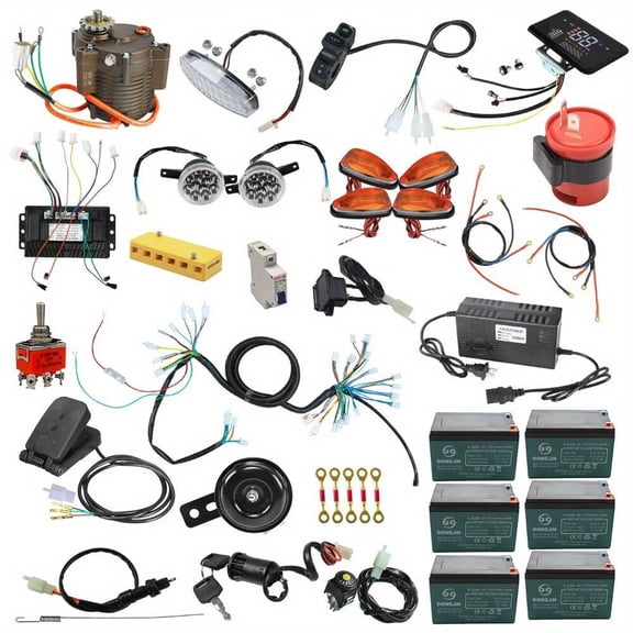 72V 1000W Complete Brushless Motor Kit DIY Electric Go Kart Golf Cart Vehicles