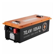 72V 105AH Lithium Golf Cart Battery, LiFePO4 Kit with Bluetooth & Monitor