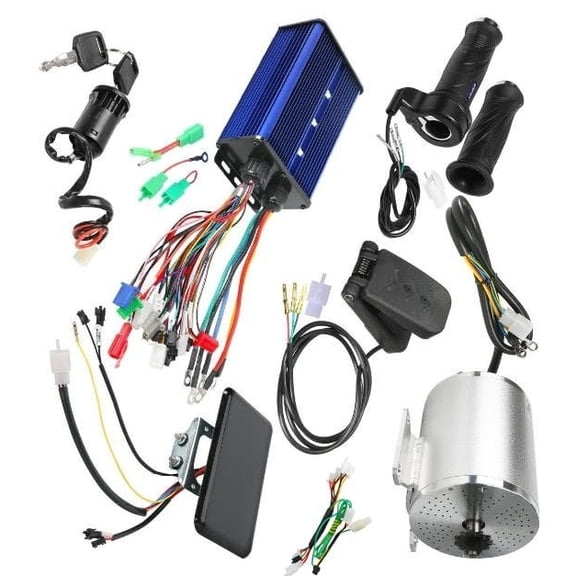 72V 3000W Brushless DC Motor with Controller Display Throttle Grips for Racing Golf Cart Go Kart ATV Quad 4 Wheeler Scooter E-Bike Bicycle Dirt Bike Mini Bike MX650