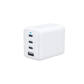 Onn 72W Multi-port USB-C/USB-A Wall Charger, Fast Charging, USB-IF Certified, Foldable Plug, White - Compatible with iPhone, iPad, AirPods, Samsung Galaxy, Note, Pixel & More
