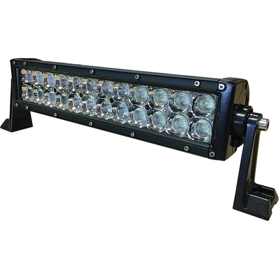 72W Double Row LED Light Bar Spot Flood Combo Compatible with Agricultural Industrial Off-Road Equipment Tractors Trucks UTVs ATVs 5400 Lumens 12-24V Die-Cast Aluminum Polycarbonate