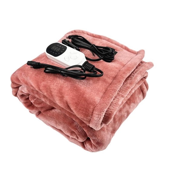 72W Heated Car Blanket Flannel Electric Car Blanket 12V Camping Electric Bla MOY