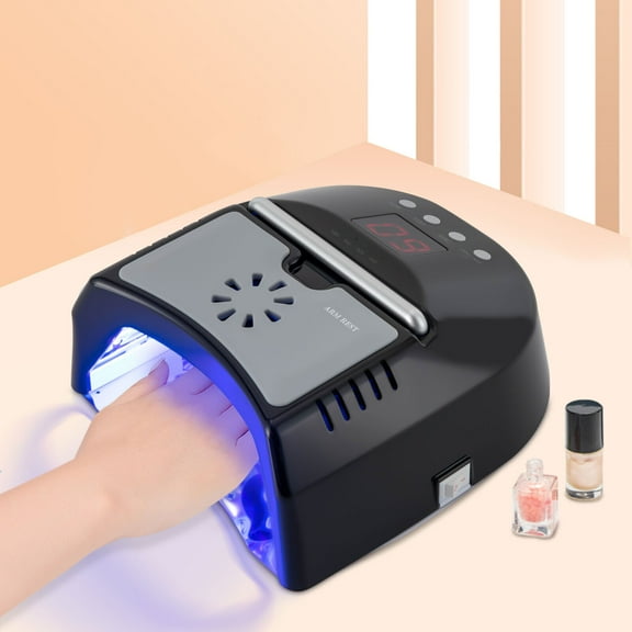 72W Professional Cordless UV LED Nail Lamp, UVLights for Nails with Rechargeable, Portable LED Gel Nail Curing Dryer, Nail Polish Machine