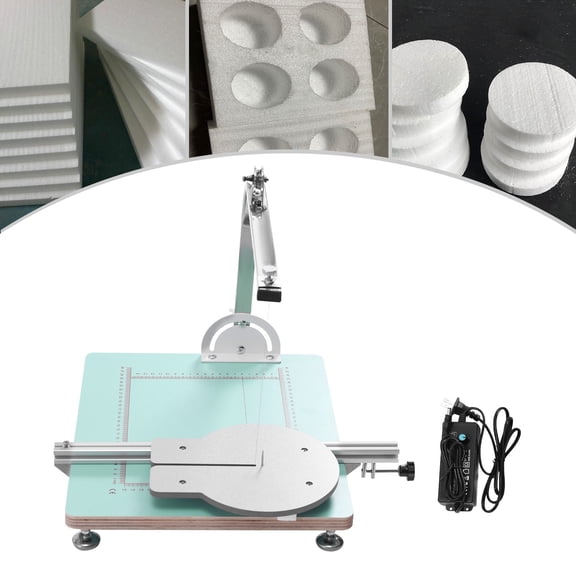 72W Tabletop Hot Wire Foam Cutter for Foam Sponge,Adjustable Temperature 32-572,Portable Lightweight Hot Wire Foam Cutting Machine Styrofoam Cutter with 15.4 * 12.9 Inches Workboard