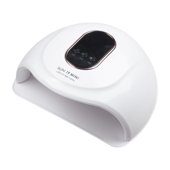 72W UV LED Nail Lamp with LCD Timer Auto Sensor Folding Hand Rest Cures Gel Polish Builder Gel Hard Gel for Manicure Pedicure Salon or DIY Use