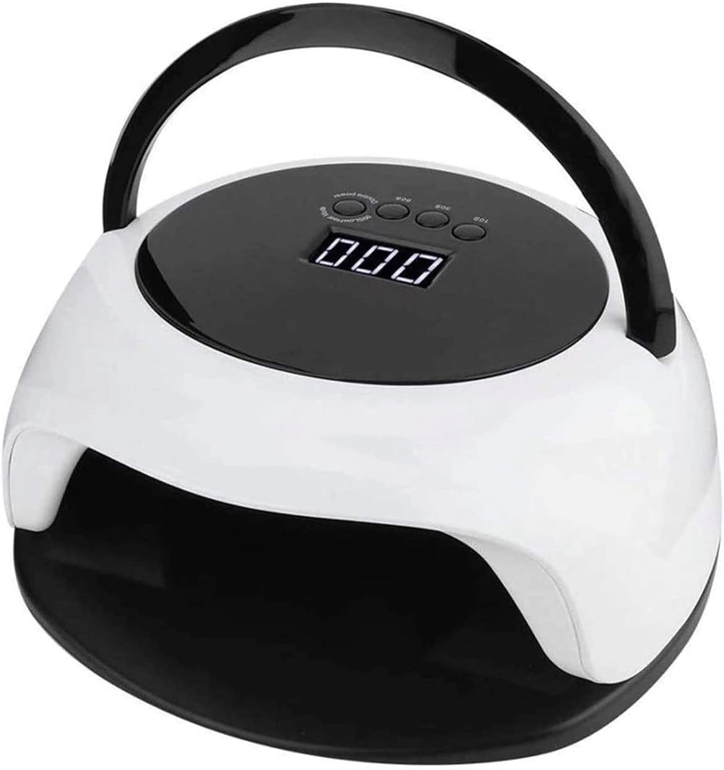 72W Uv Led Nail Lamp, Easkep with 4 Timer Setting Portable Nail Dryer Curing Lamp for Fingernail and Toenail Gels Based Polishes Pink Valentine Gift for Woman Girl