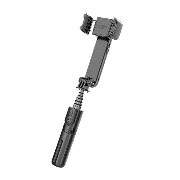 72cm Anti-Shake Mobile Phone Gimbal Stabilizer Bluetooth Selfie Stick Aluminum Alloy Handheld Stabilizer Black