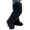 thumbnail image 1 of 72cm Women's Winter Fluffy Faux Mongolian Fur Knee High Snow Boots Warm Plush Furry Boots Outdoor Shoes Y2K, 1 of 2