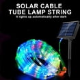 thumbnail image 1 of 72ft Solar 200 LED Rope Lights, 8 Mode LED Lights, Waterproof, Garden, Christmas, 1 of 15
