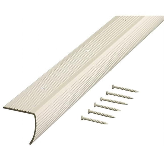 72in. Satin Brass Fluted Stair Edging  79103
