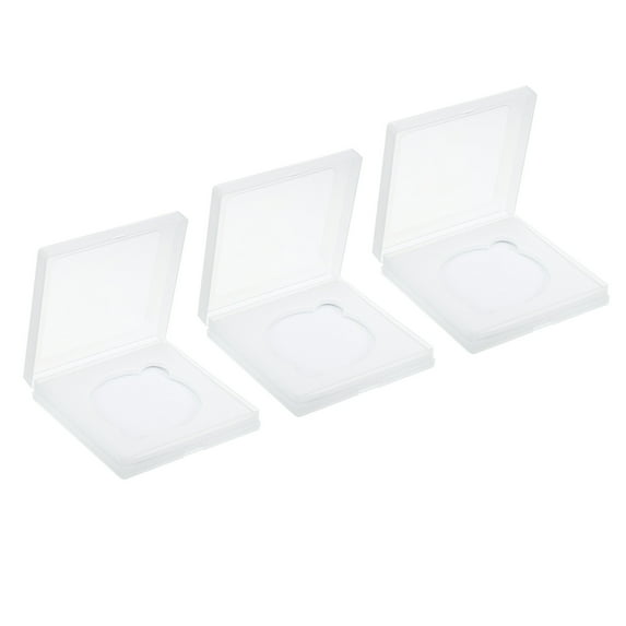 72mm Lens Filter Case, 3pcs Camera Filter Case Portable Lens Filter Box Water Resistant Dustproof Plastic