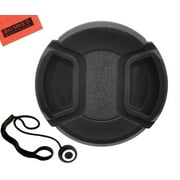 72mm Universal Snap-On Lens Cap For Nikon 18-200mm f/3.5-5.6 G ED-IF AF-S VR DX Zoom Nikkor Lens + Cap Keeper + MicroFiber Cleaning Cloth