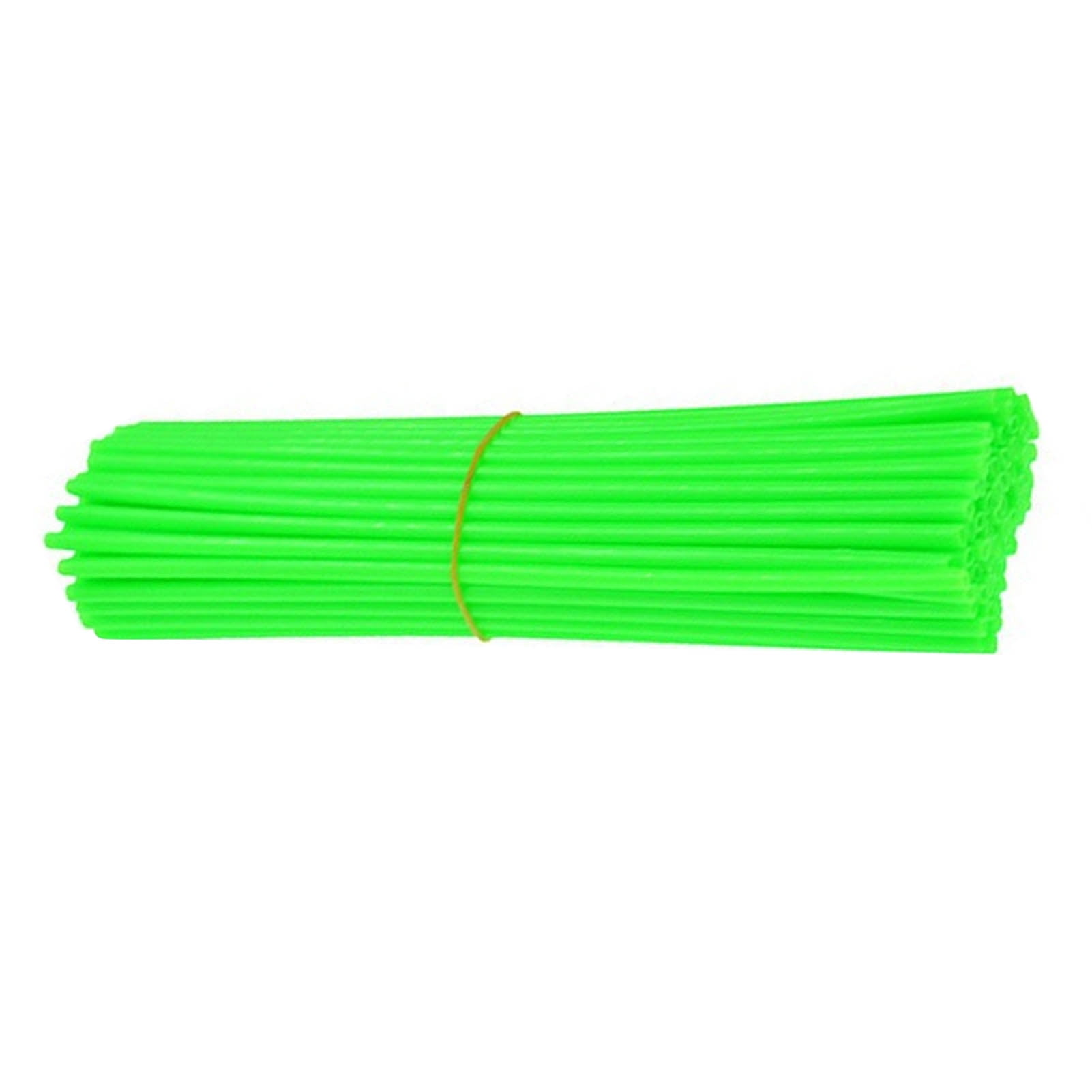 72pcs Bicycle Spoke Skins Decorative Universal Wheel Spoke Wraps Trim