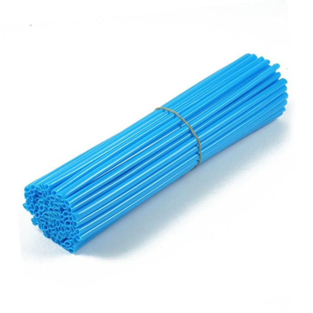 72pcs Multi-color Spoke Skin Cover Wrap Wheel Rim For Dirt Bike Motorcross | UK