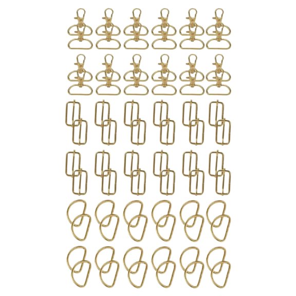 72x/Set Key Chain Carabiners with D Rings Carabiner Hook Keyrings Carabiner