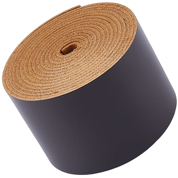 72x2 Inch Cowhide Leather Strap Cord 1.8mm Thick Top Grain Real Leather Coffee Genuine Leather Hides Crafts Glossy Oil Flat AB Grade Cow Leather