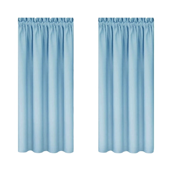 72x38 Inch Blackout Curtains for Bedroom Living Room 2 Panels - Soft Solid Thermal Insulated Darkening Curtains Drapes for Kitchen & Living Room