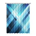 thumbnail image 1 of 72x72 Inch Fabric Shower Curtain Waterproof Polyester, Abstract Geometric Print, 1 of 6