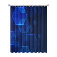 thumbnail image 1 of 72x72 Inch Fabric Shower Curtain Waterproof Polyester, Abstract Geometric Print, 1 of 6