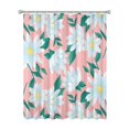 thumbnail image 1 of 72x72 Inch Fabric Shower Curtain Waterproof Polyester, Daisy Floral Print, 1 of 6