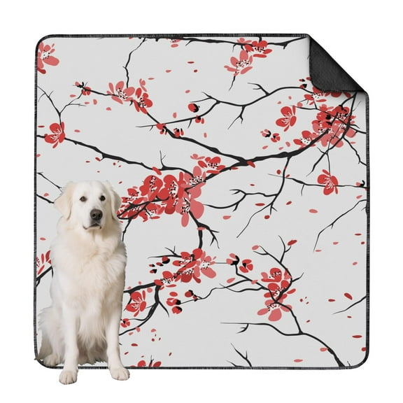 72x72 Inch Pet Training Mat Washable, Reusable Dog Pee Pads with Non-Slip Bottom, Super Absorbent for Tile Floors and Designated Potty Areas