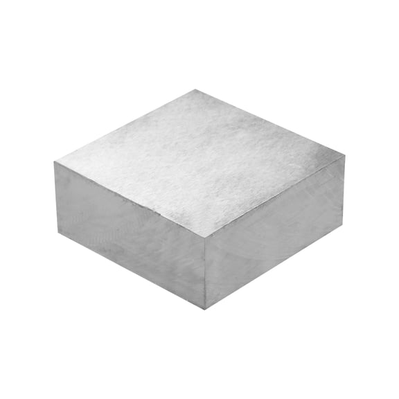 72x72x30mm Steel Bench Block, Steel Block Metal Bench Block No Holes Matched Hardened Steel Flat 123 Blocks Precision Ground Milling for Jewelry Making Stamping Tool, Square