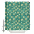 thumbnail image 1 of 72x78 Inch Shower Curtain Teal Yellow Dandelion Bathroom Decor Waterproof Fabric Bathtub Bath Curtains Decorative Farmhouse Botanical Blossom Extra Long Shower Curtain Set with Hooks, 1 of 6