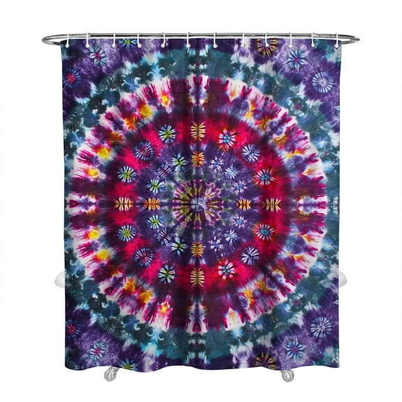 72x84 Artistic Geometric Shower Curtain Waterproof Fade-Resistant Machine Washable Drape