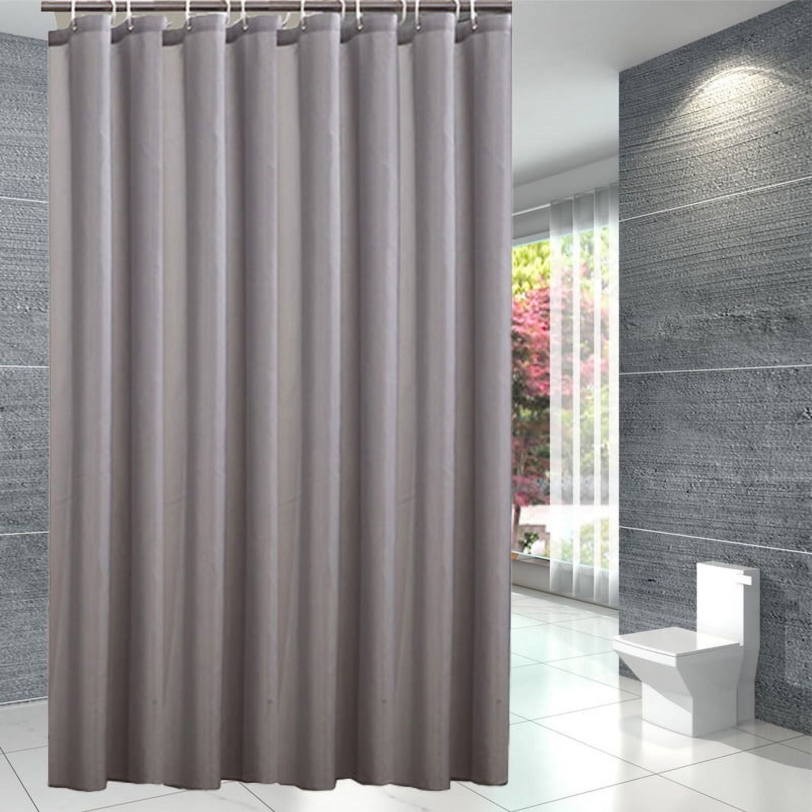 72x96 inch Fabric Shower Curtain Liner. Waterproof Extra Long Bathroom ...
