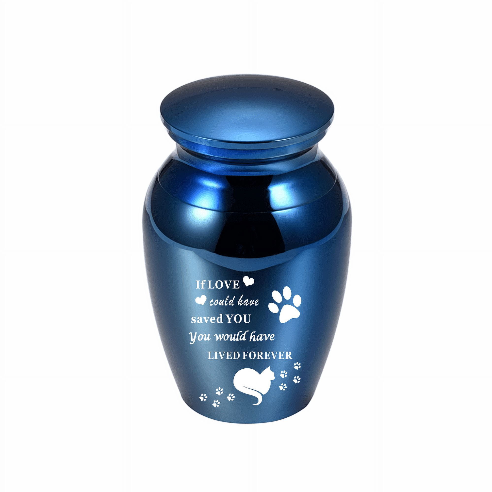 73*45*33mm Urns for Cremation Ashes Pet Small Keepsake Urns for Cat Pet Cremation Ashes Burial Cremation Urns-If love could have saved you you would have lived forever