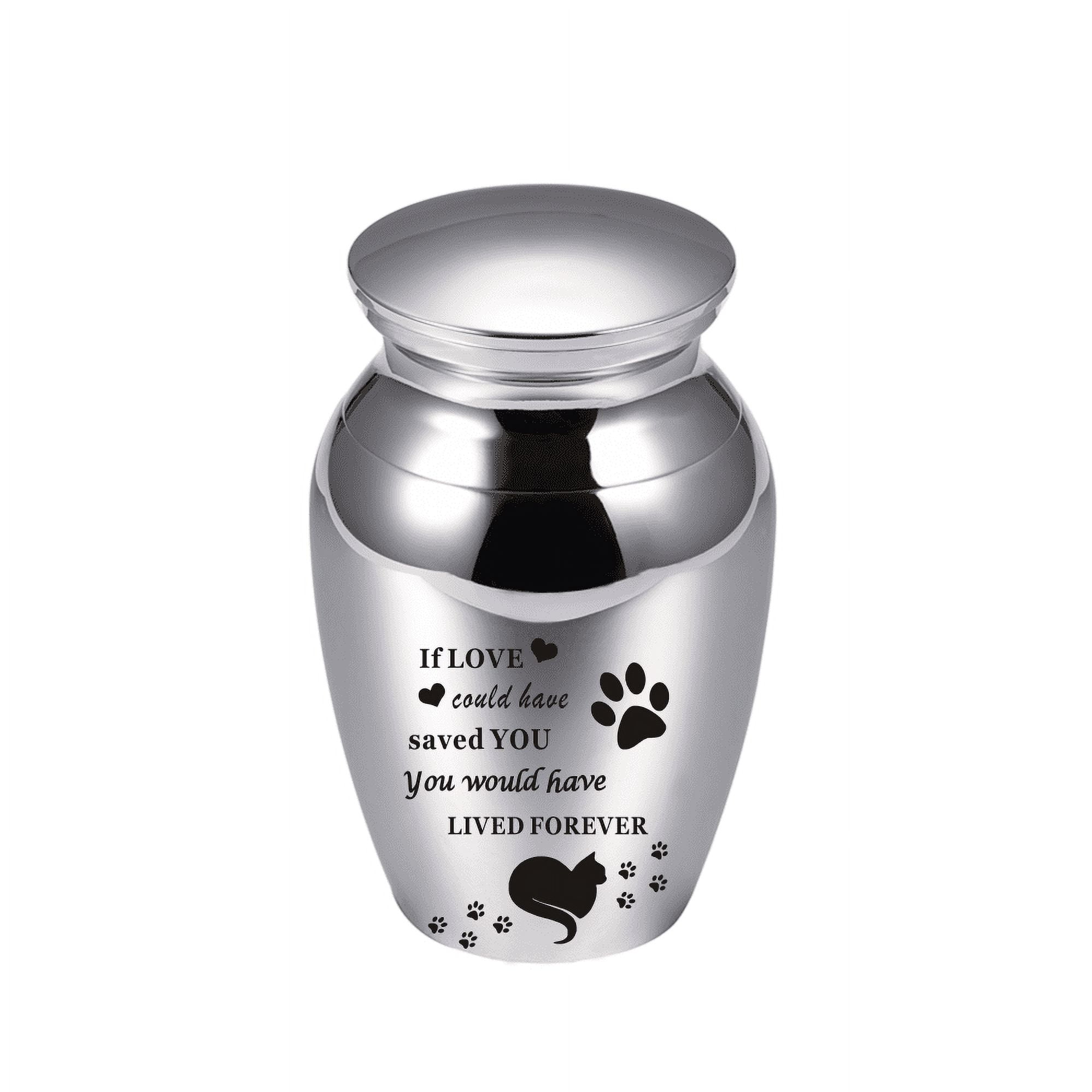 73*45*33mm Urns for Cremation Ashes Pet Small Keepsake Urns for Cat Pet Cremation Ashes Burial Cremation Urns-If love could have saved you you would have lived forever