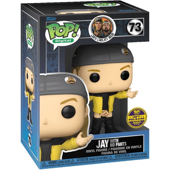 73 Jay (with No Pants) - Digital 2100pc LE Jay Silent Bob Funko POP