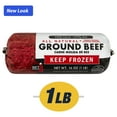 thumbnail image 1 of 73% Lean / 27% Fat Ground Beef, 1 lb Roll, Frozen, All Natural*, 1 of 7