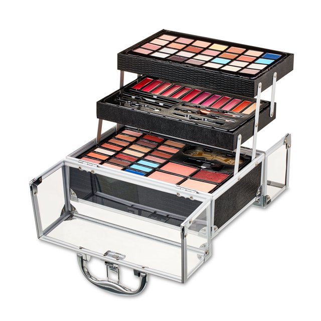73Piece Cosmetics Train Case