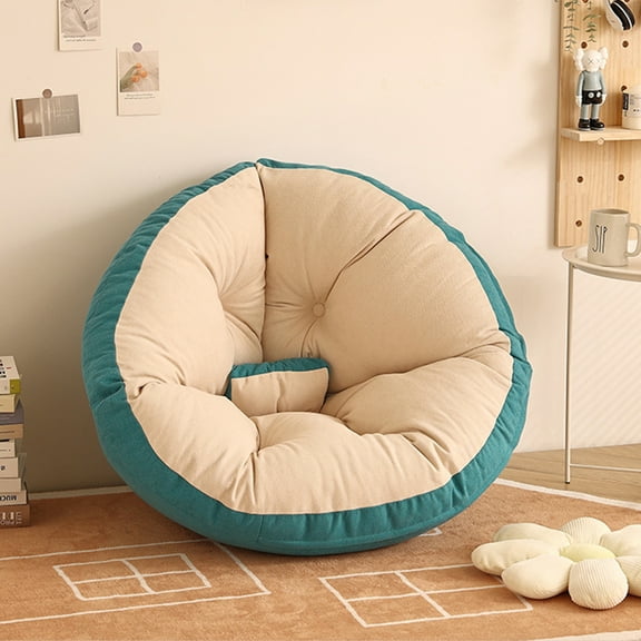 73" Soft Lazy Sofa Thickened Lazy Chair Cushion Lazy Sofa Bed Egg Swing Chair Pad Floor Mattress Cushion for Indoor/ Outdoor