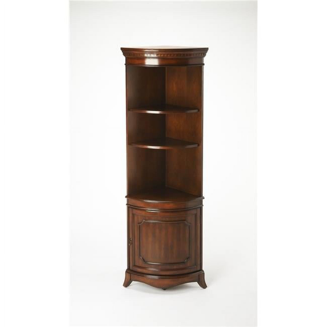 73 x 24 x 17 in. Dowling Plantation Cherry Corner Cabinet