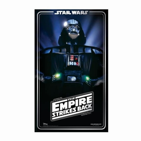 73 x 44 in. Darth Vader Backdrop Cardboard Cutout, Star Wars - 40th - Empire Strikes Back